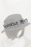 m petit by misako / AMブレードカンカン帽  ブラウン H-25-01-25-013-LO-AC-NS-ZH