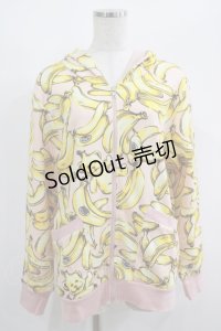 MILKBOY / BANANA BOYパーカー  ピンク H-25-01-26-040-MB-TO-KB-ZT391