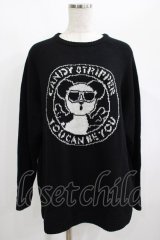 Candy Stripper / YOU CAN BE YOU PEPE KNIT  2 黒 H-25-01-26-050-PU-TO-KB-ZT044