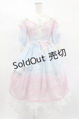 BABY,THE STARS SHINE BRIGHT / Le Palais d'Or et de Joie〜乙女たちは全ての輝きをまとって〜柄ワンピース Free ピンク H-25-01-26-1045-BA-OP-NS-ZH