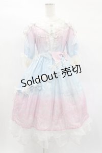 BABY,THE STARS SHINE BRIGHT / Le Palais d'Or et de Joie〜乙女たちは全ての輝きをまとって〜柄ワンピース Free ピンク H-25-01-26-1045-BA-OP-NS-ZH