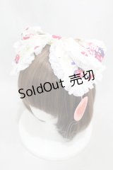 BABY,THE STARS SHINE BRIGHT / くみゃちゃんのCherry Strawberry柄カチューシャ  オフ H-25-01-26-1010-BA-AC-NS-ZH