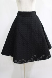 Candy Stripper / HEART QUILT SKIRT 1 黒 H-25-01-26-006-PU-SK-KB-ZT161
