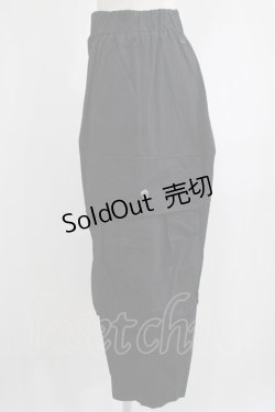 画像2: Deorart / サスベルト付ビッグポケット・カーゴパンツ  黒 H-25-01-26-027-PU-PA-KB-ZH