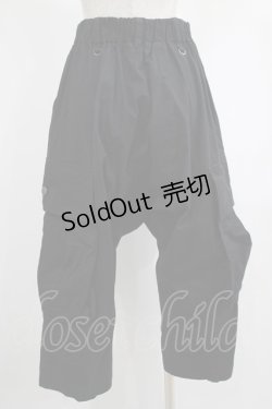 画像3: Deorart / サスベルト付ビッグポケット・カーゴパンツ  黒 H-25-01-26-027-PU-PA-KB-ZH