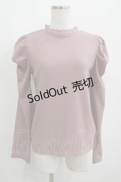 画像1: axes femme / マトンスリーブトップス Free ピンク H-25-01-27-041-AX-TO-NS-ZH