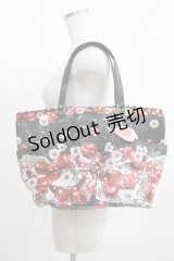 BABY,THE STARS SHINE BRIGHT / チェリーランデヴー〜BABY CHERRY の恋の始まり〜柄トートBag  ブラック H-25-01-27-048-BA-BG-NS-ZH