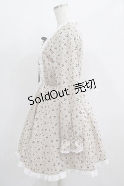 画像2: Honey Cinnamon / チェリー総柄ワンピース Free ベージュ H-25-01-27-007-LO-BL-NS-ZH
