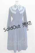Innocent World / コーデリアローズワンピース M ロイヤルブルー×ライトブルー/Royal Blue×Light blue H-25-01-27-017-IW-OP-NS-ZH