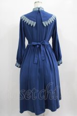 画像3: Innocent World / コーデリアローズワンピース M ロイヤルブルー×ライトブルー/Royal Blue×Light blue H-25-01-27-017-IW-OP-NS-ZH (3)