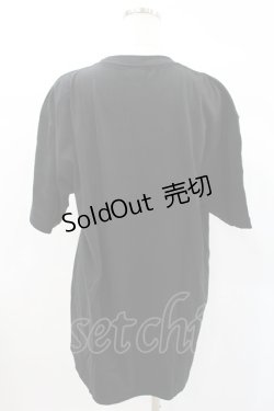 画像2: NieR Clothing / プリント半袖CUTSEW XL 黒 H-25-01-28-1008-PU-TO-KB-ZH