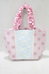 Maison de FLEUR / Disney Collection『TOY STORY』ボー・ピープ/フリルハンドルトートバッグ  ピンク H-25-01-28-057-LO-BG-NS-ZH