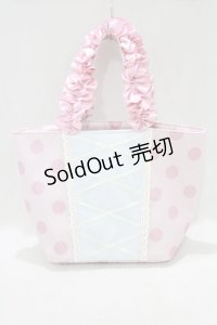 Maison de FLEUR / Disney Collection『TOY STORY』ボー・ピープ/フリルハンドルトートバッグ  ピンク H-25-01-28-057-LO-BG-NS-ZH