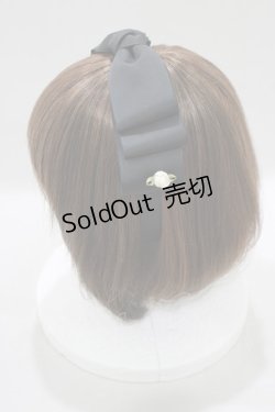 画像2: m petit by misako / NINA'sコラボ AM*NIリボンカチューシャ  ブラック H-25-01-28-068-LO-AC-NS-ZH