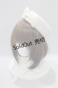 画像1: Amavel / Romantique Dollカクテルハット  オフ H-25-01-28-075-CA-AC-NS-ZH