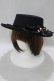 画像1: axes femme / 巻きバラレースカンカン帽 Free ブラック H-25-01-28-076-AX-AC-NS-ZH (1)