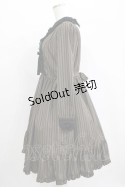 画像2: Physical Drop / レース衿ワンピース Free ストライプブラウン H-25-01-28-009-LO-OP-NS-ZH