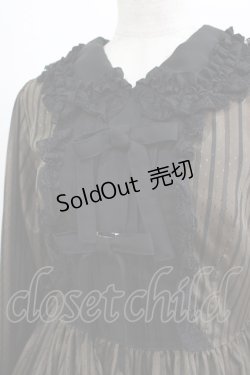 画像4: Physical Drop / レース衿ワンピース Free ストライプブラウン H-25-01-28-009-LO-OP-NS-ZH