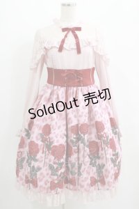 Angelic Pretty / Rebecca Leopardワンピース Free ピンク H-25-01-28-011-AP-OP-NS-ZH