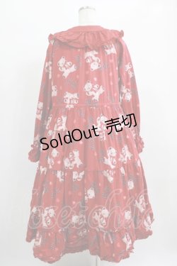 画像3: PINK HOUSE×misako＆einko / Love Ribbon Bearミディワンピース Free レッド H-25-01-28-012-LO-OP-NS-ZH