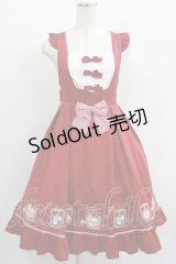Amavel / Fruits Berry Jamジャンパースカート Free レッド H-25-01-28-019-CA-OP-NS-ZH