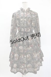 Jane Marple / Color in talesフラッフィードレス M ブラック H-25-01-29-1010-JM-OP-KB-ZH