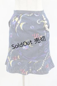 MILK / fishデニムスカート  青 H-25-01-29-1016-ML-SK-KB-ZH