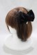 画像1: Angelic Pretty / Bell Heartバレッタ  ブラック H-25-01-29-054-AP-AC-NS-ZH (1)