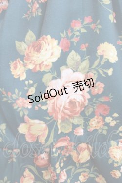 画像4: axes femme kawaii / アンティークローズ柄ワンピース M グリーン H-25-01-29-011-AX-OP-NS-ZH