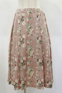 INGEBORG / 花柄スカート 3（9号） ピンク H-25-02-01-044-LO-SK-NS-ZH