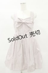 Ank Rouge / フロントリボンジャンパースカート M ピンク H-25-02-01-063-CA-OP-NS-ZH