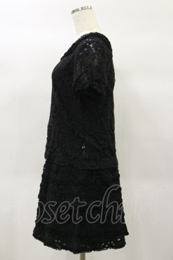画像3: INGEBORG / フラワーレーストップス+ワンピース 3（9号） ブラック H-25-02-01-065-LO-OP-NS-ZH