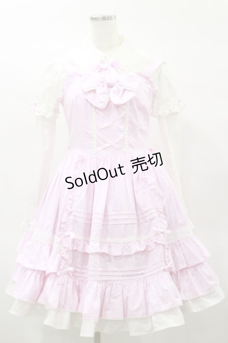 画像1: Angelic Pretty / 夢見る女の子ジャンパースカートセット Free ピンク H-25-02-01-075-AP-OP-NS-ZH (1)