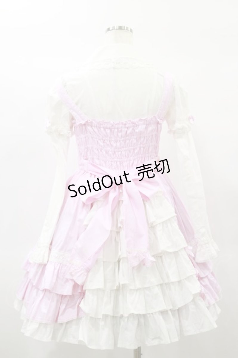 画像2: Angelic Pretty / 夢見る女の子ジャンパースカートセット Free ピンク H-25-02-01-075-AP-OP-NS-ZH (2)