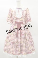 Angelic Pretty / いちごBread Bakeryワンピース Free レッド H-25-02-01-077-AP-OP-NS-ZH