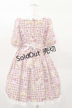 画像2: Angelic Pretty / いちごBread Bakeryワンピース Free レッド H-25-02-01-077-AP-OP-NS-ZH