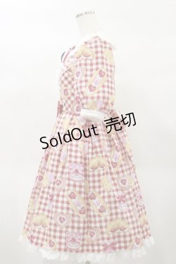 画像3: Angelic Pretty / いちごBread Bakeryワンピース Free レッド H-25-02-01-077-AP-OP-NS-ZH