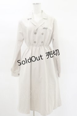 画像1: NieR Clothing / トレンチワンピース F ベージュ H-25-02-02-049-PU-OP-KB-ZH