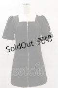 NieR Clothing / ミニタイトワンピース F 黒 H-25-02-02-050-PU-OP-KB-ZH