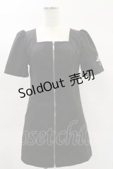 NieR Clothing / ミニタイトワンピース F 黒 H-25-02-02-050-PU-OP-KB-ZH