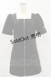 NieR Clothing / ミニタイトワンピース F 黒 H-25-02-02-050-PU-OP-KB-ZH