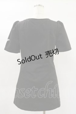 画像2: NieR Clothing / ミニタイトワンピース F 黒 H-25-02-02-050-PU-OP-KB-ZH