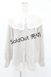 an another angelus / シアーケープカラーブラウス Free L/BEIGE H-25-02-02-1043-CA-BL-NS-ZH