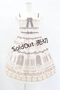 Angelic Pretty / Sweet Cream Houseハイウエストジャンパースカート Free いちごミルク H-25-02-02-1009-AP-OP-NS-ZH
