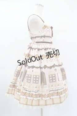 画像3: Angelic Pretty / Sweet Cream Houseハイウエストジャンパースカート Free いちごミルク H-25-02-02-1009-AP-OP-NS-ZH