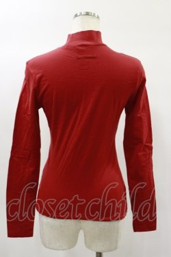 画像2: Jean Paul GAULTIER / ハイネックカットソー 40 赤 H-25-02-02-016-GO-TO-KB-ZH