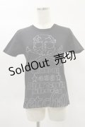 HN+DIE / スカル刺繍Tシャツ  黒 H-25-02-02-017-HN-TO-KB-ZH