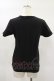 画像2: HN+DIE / スカル刺繍Tシャツ  黒 H-25-02-02-017-HN-TO-KB-ZH (2)