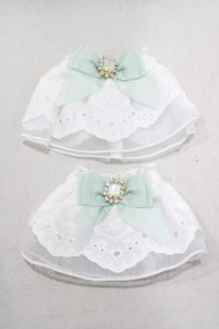 RoseMarie seoir / lace cuffs  オフ/ミント H-25-02-03-1056-LO-ZA-NS-ZH