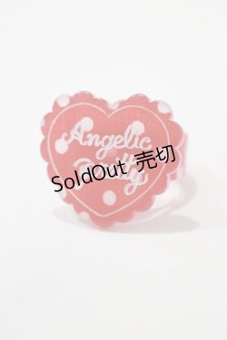 画像1: Angelic Pretty / DotスカラップHeartリング  レッド H-25-02-03-1078-AP-AC-NS-ZH